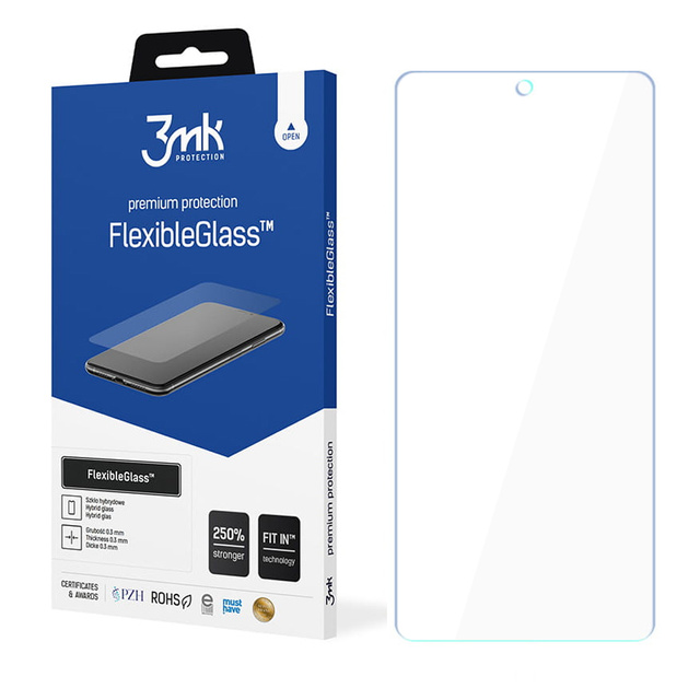 Ochranné hybridní sklo 3mk Flexible Glass 7H pro Samsung Galaxy M52 5G
