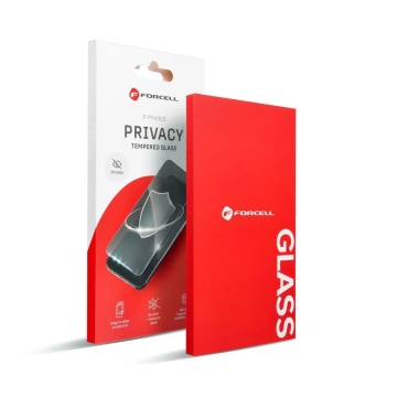 Загартоване скло для iPhone 14 Pro Forcell Privacy Glass чорне 9H