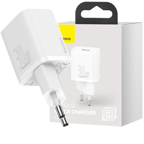 Baseus Super Si rýchlonabíjačka USB-C PD 30W biela