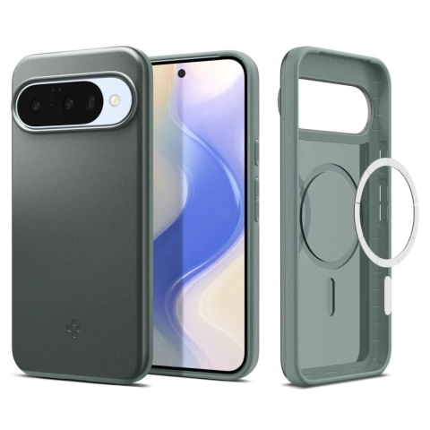 Etui Ochronne do Google Pixel 10 / 10 Pro Spigen Thin Fit Mag MagSafe Sage Green
