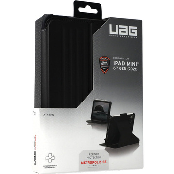 Pancierové puzdro UAG Metropolis Pencil pre Apple iPad Mini 6 2021 Black