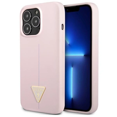 Etui Guess GUHCP13XSLTGU для Apple iPhone 13 Pro Max 6,7" fioletowy/фіолетовий твердий чохол Silicone Triangle