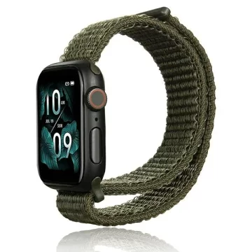 Beline Nylonový remienok na inteligentné hodinky pre Apple Watch 38/40/41 mm khaki