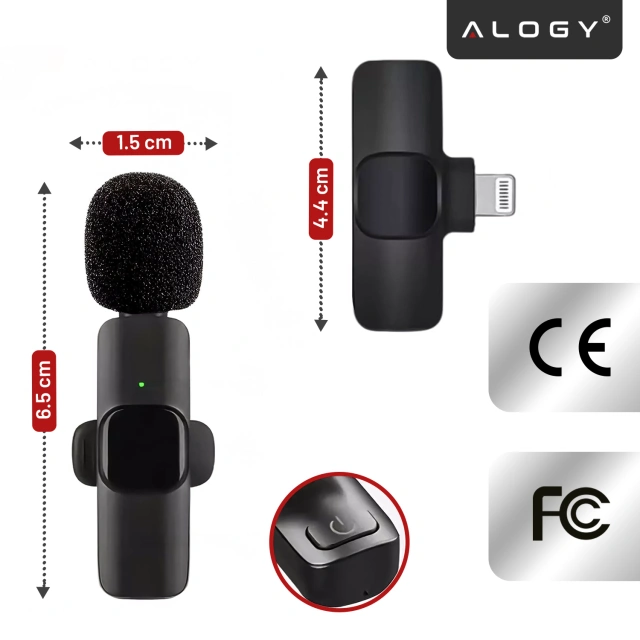 2x bezdrátový klopový mikrofon USB-C typu C Android iOS pro telefon Tablet Malé mikrofony Sada dvou mikrofonů