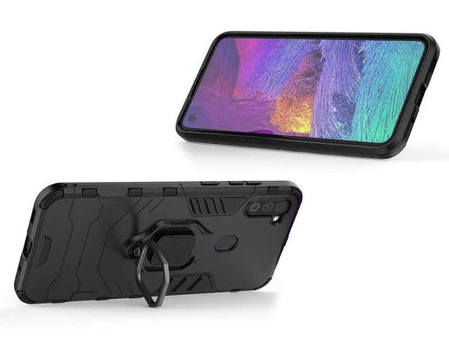 Alogy Stand Ring Armor case for Samsung Galaxy M11/ A11 black