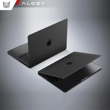Ochranné puzdro pre Apple Macbook Pro 16 - M1/M2/M3/M4 2021-2024 2025 Alogy AirGuard™ Flexibilné puzdro Matná čierna