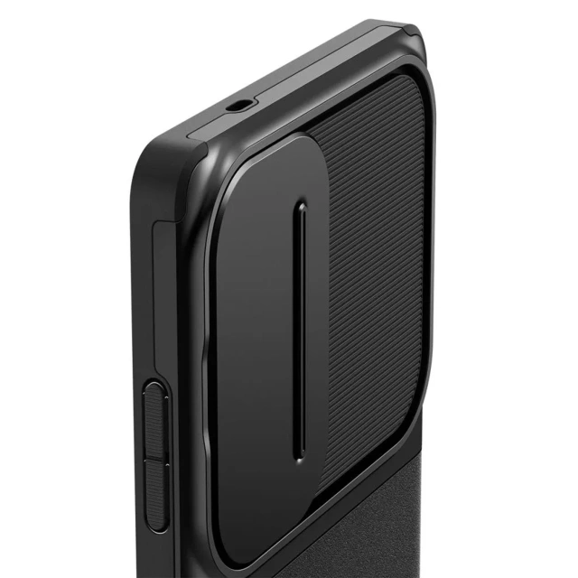 Puzdro Spigen Optic Armor pre Samsung Galaxy S25 Ultra, čierne