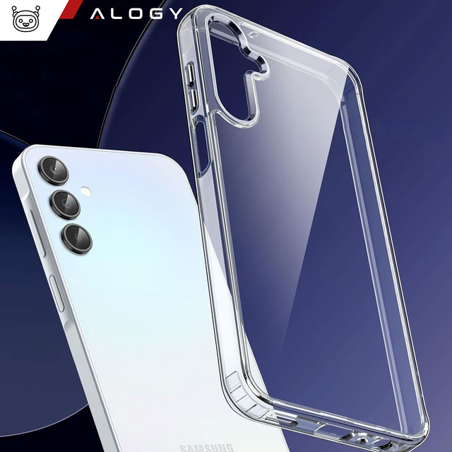 Case for Samsung Galaxy A15 4G/5G, Galaxy A25 5G Back Cover Hybrid Clear Case Alogy Transparent