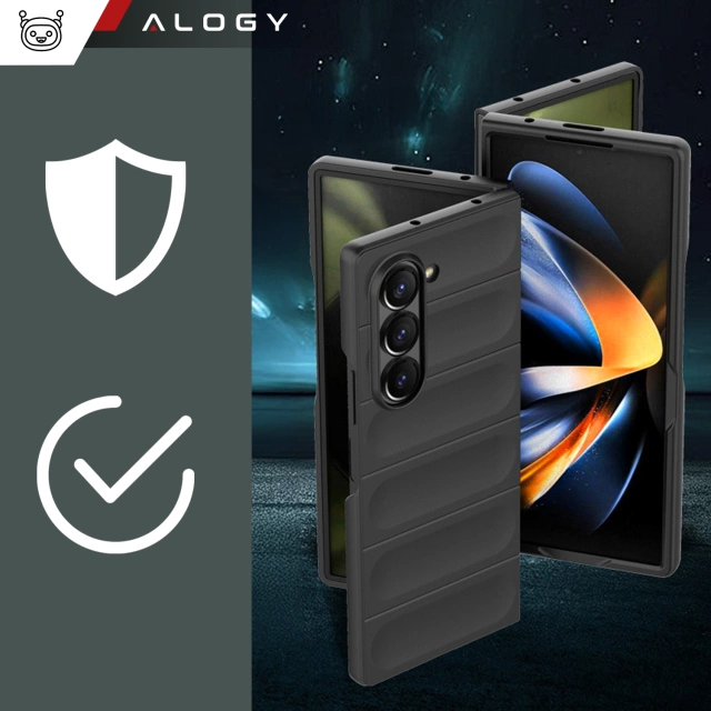 MagicShield protective phone case back cover for Samsung Galaxy Z Fold 6 Black