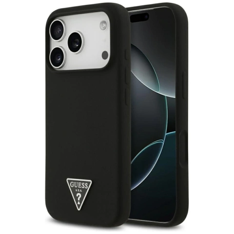 Etui do iPhone 17 Air Mercedes-Benz Leather Laurel Leaves MagSafe Black