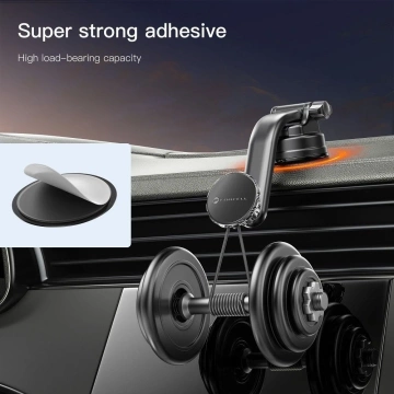 Magnetický držák do auta Forcell F-GRIP MagLuxe 3v1 s nastavitelnou velikostí