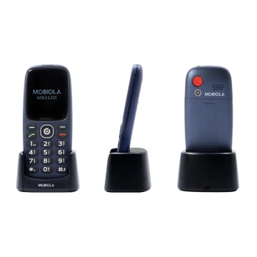 GSM telefón Mobiola MB3120i modrý 2G s veľkými tlačidlami pre seniorov