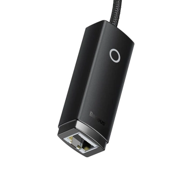 Baseus Lite Series USB na RJ45 síťový adaptér, 100 Mbps (černá)