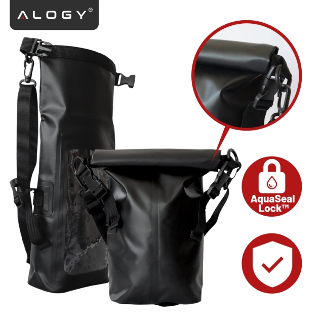 Beutel Wasserdichte Handyhülle Große Tasche Hülle Wasserdicht Alogy Wasserdicht Schwarz