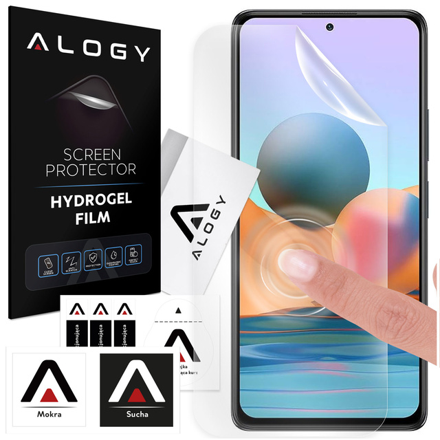 Hydrogelová fólie na displej telefonu Xiaomi Redmi Note 10 Pro Alogy hydrogelová fólie
