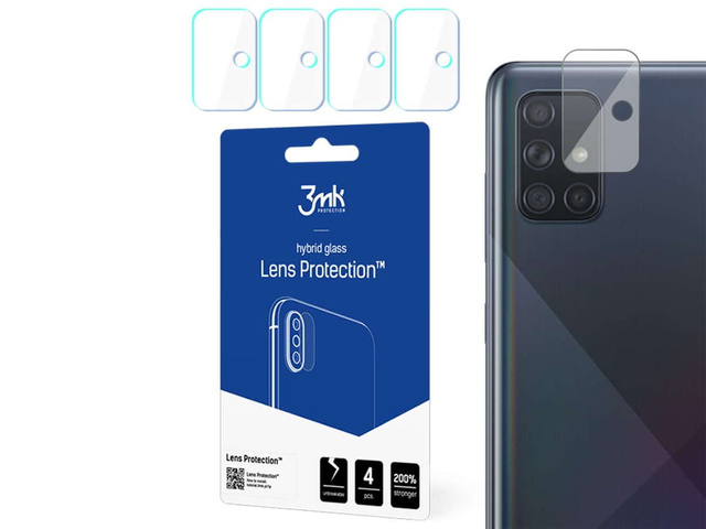 Sklenená šošovka fotoaparátu 3mk Hybrid Glass x4 pre Samsung Galaxy A71