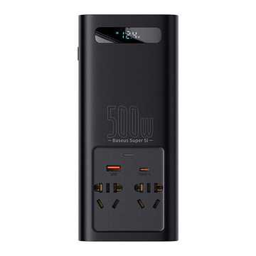 Automenič Baseus 500W, 220V, CN / EU (čierny)