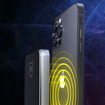 Powerbank 3mk MagSafe 10000 mAh QI USB-C Lightning LED MagSynergy bezprzewodowy indukcyjny Czarny