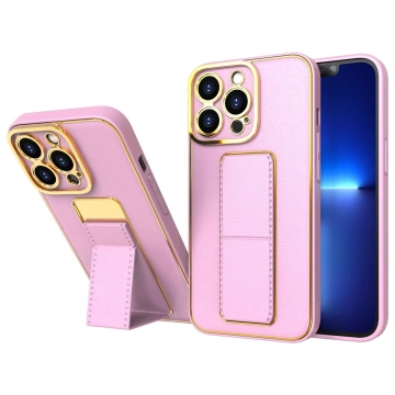 Nový kryt Kickstand Case pre Samsung Galaxy A12 5G so stojanom ružový