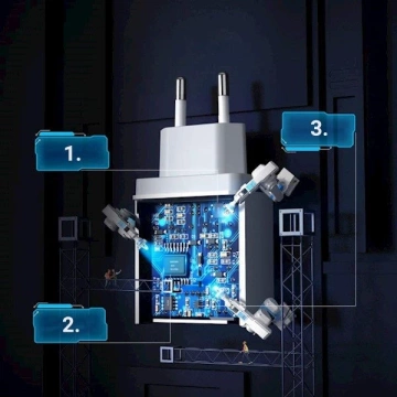 Schnellladegerät UGREEN Quick Charge 3.0 18W 3A USB weiß (10133)