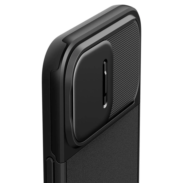 Hülle Spigen Optics Armor Mag Mag Safe für Apple iPhone 15 Pro Schwarz