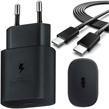 USB-C typ C PD Premium nástenná nabíjačka rýchla 25 W 3A kábel typu C 1M Alogy čierna