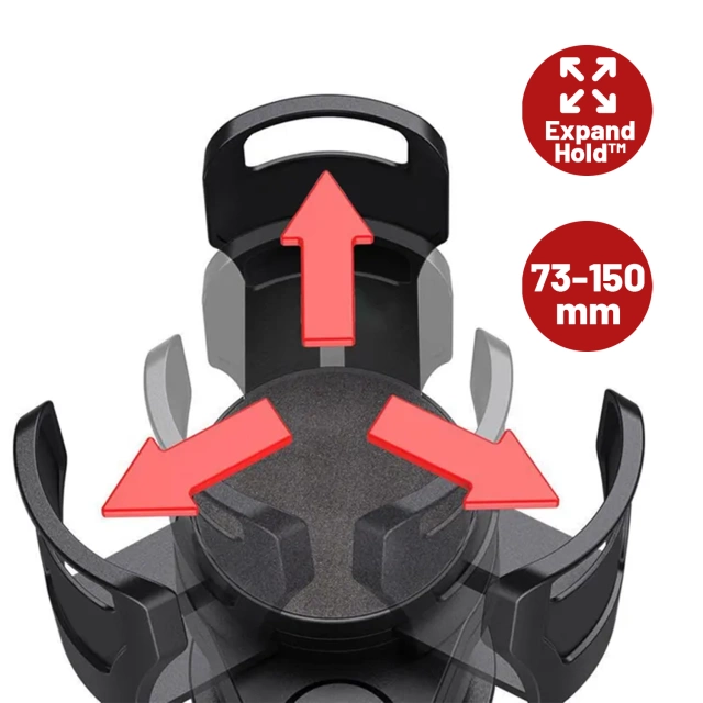 Handyhülle Wasserdichtes Gehäuse Alogy universal IPX8 bis 6,5 Schwarz