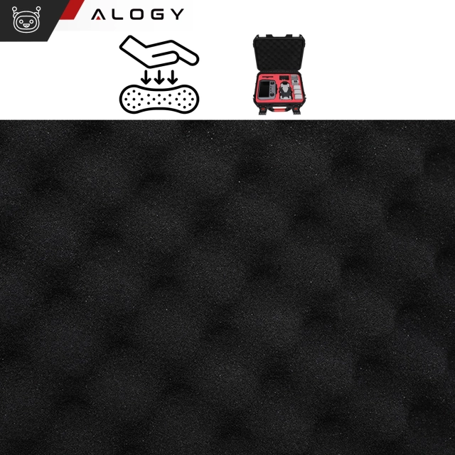 Tasche Tragetasche für DJI Mini 4 Pro, Mini 3 Pro, Mini 3 Cover Drone Case Alogy Controller Hard Case Schwarz