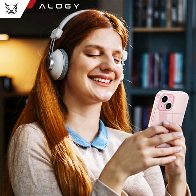 Pouzdro pro iPhone 15 Housing Case Silikonový průhledný ochranný kryt objektivu Alogy Slim