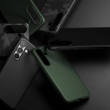 Puzdro pre Samsung Galaxy S25 Plus čierne, krúžky Onyx