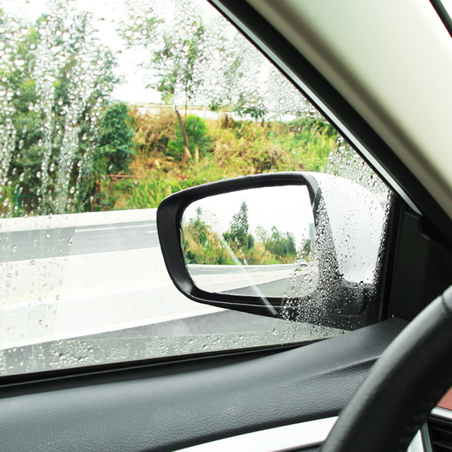 2x Hydrophobic Nano Film Window Sticker Mirror Rain Waterproof for Car Car Bathroom 15x20cm