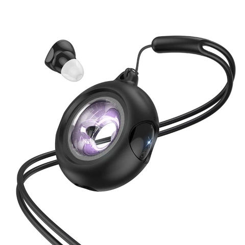 Bezdrôtové Bluetooth TWS slúchadlá Hoco EW71 - čierne s LED diódou