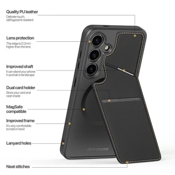 DUX DUCIS Rafi II Mag case - back cover with stand, compatible with MagSafe for Samsung S24 Plus