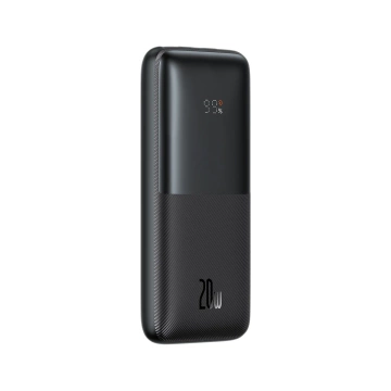 Baseus Bipow Pro Powerbank 10000mAh, 2xUSB, USB-C, 20W (schwarz)