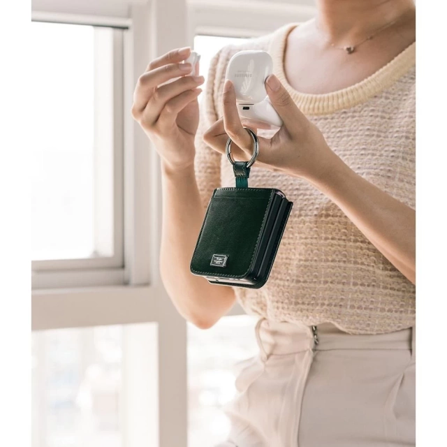 Ringke signature folio galaxy z flip 4 tmavozelená