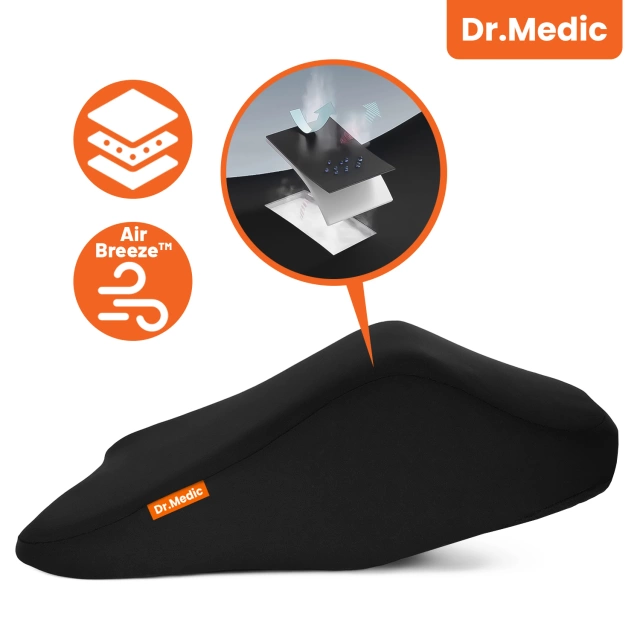 Poduszka do Samochodu pod Głowę Kark Szyję DR.MEDIC ErgoNeck™ Ergonomiczna poduszka na fotel zagłówek dla kierowcy pasażera