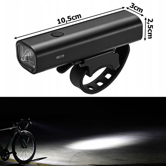 Bicycle light front LED front bicycle light lighting waterproof rechargeable bicycle light