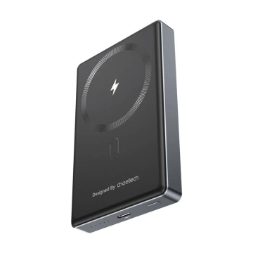 Зовнішній акумулятор Chootech B739 10000mAh 20W PD тонкий (чорний)