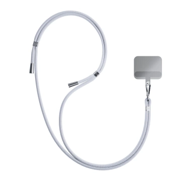 Universal smartphone strap 3mk EasyClip Grey (silver)