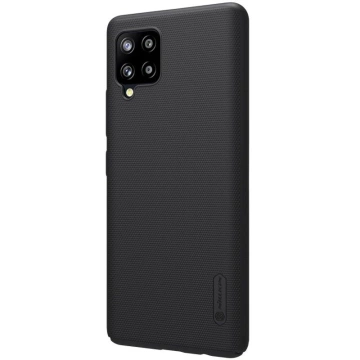 Посилений чохол-підставка Nillkin Super Frosted Shield для Samsung Galaxy A42 5G чорний