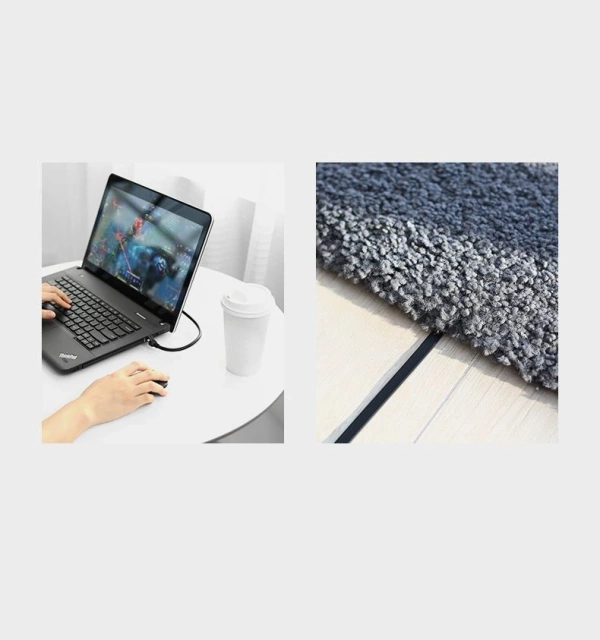 UGREEN kabel plochý internetový síťový kabel Ethernet patch kabel RJ45 Cat 6 UTP 1000 Mbps 1 m černý (NW101 50184)