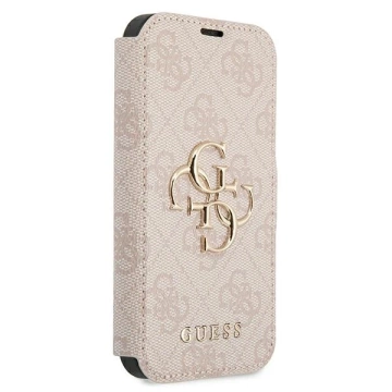 Etui Guess GUBKP13X4GMGPI для iPhone 13 Pro Max 6,7" книга 4G Великий металевий логотип