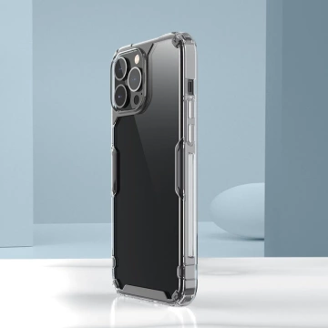 Чохол Nillkin Nature Pro для iPhone 13 Pro Max броньований чохол синій чохол