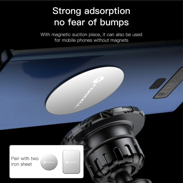 FORCELL F-GRIP MagElite Autohalterung magnetisch für Kühlergrill Schwarz