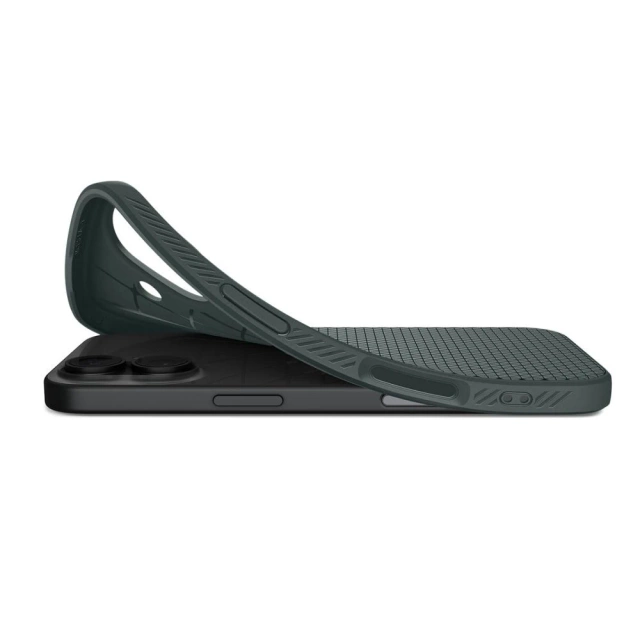 Etui do iPhone 17 Spigen Liquid Air Abyss Green