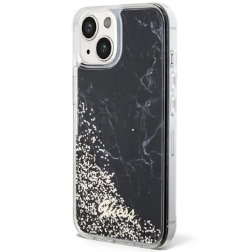 Etui Guess GUHCP14SLCSGSGK na iPhone 14 6,1" pevné pouzdro Liquid Glitter Marble