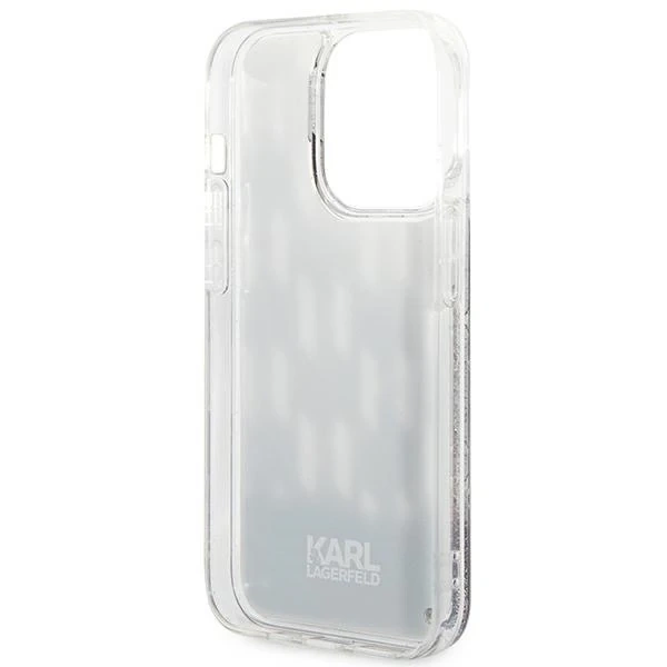Etui Karl Lagerfeld KLHCP14LLMNMK do iPhone 14 Pro 6,1" hardcase Liquid Glitter Monogram