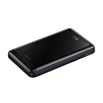 Baseus Magnetic Bracket 10000mAh 20W power banka s MagSafe - modrý USB-C kábel 60W 0,5m