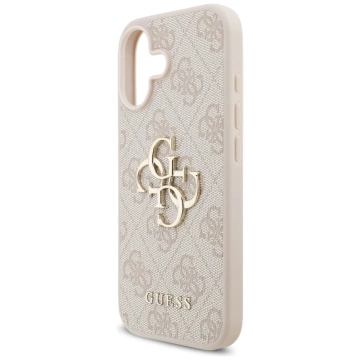 Etui Guess Hardcase 4G Big Metal Logo do iPhone 17, różowe