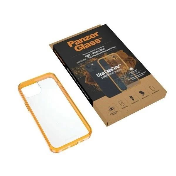 Чохол для iPhone 13 mini PanzerGlass ClearCase, антибактеріальний, військового класу
